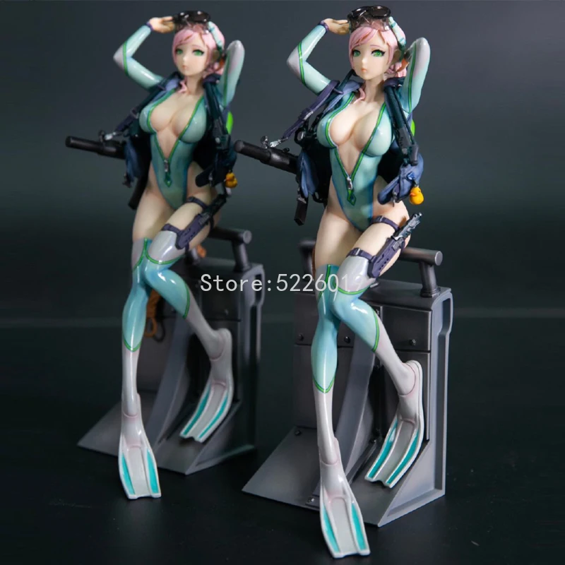 

23cm After-school Arena Third Shot All-rounder Frog Lady Aegir Action Figure Swimsuit Frog Lady Aegir Anime Figure Model Toys