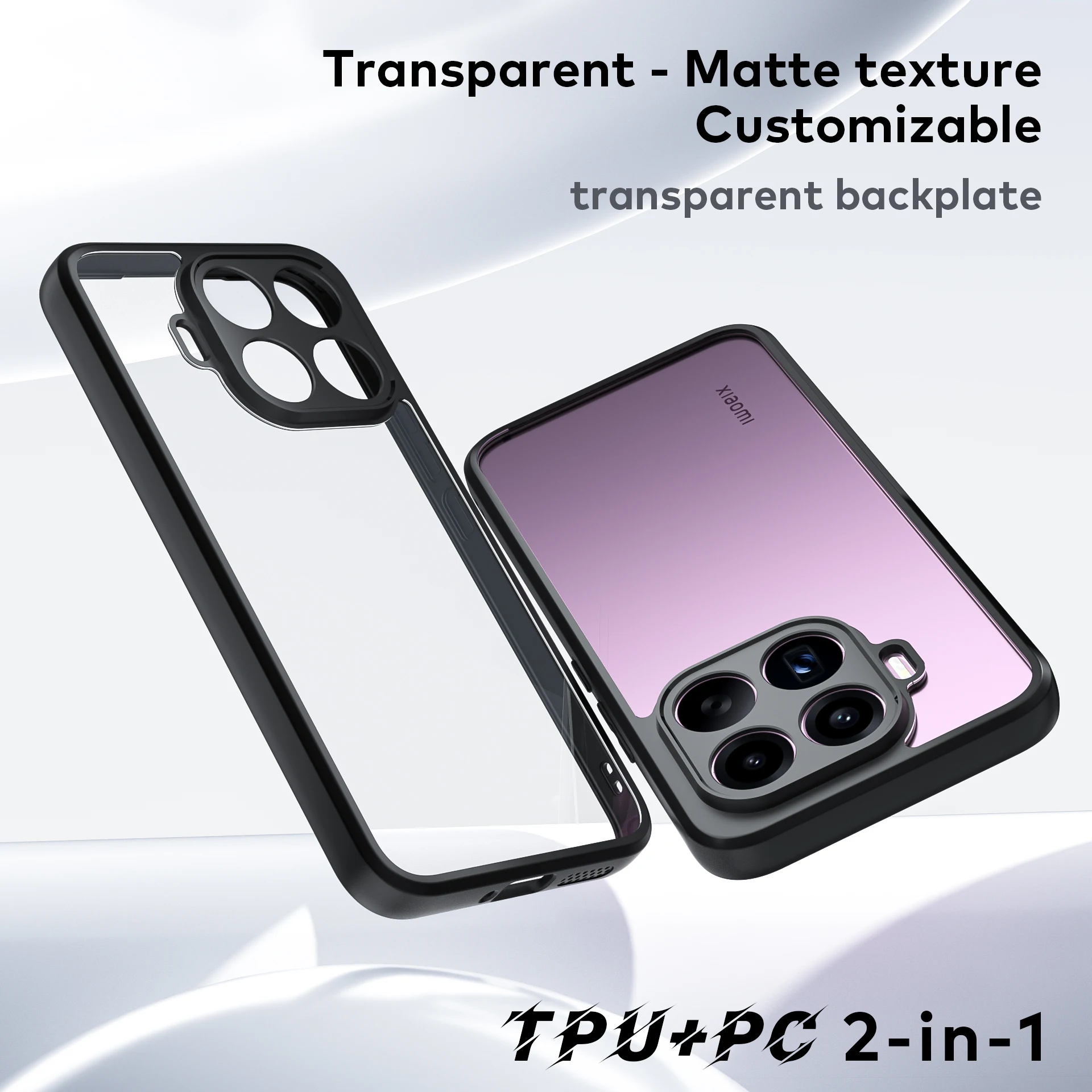 Фото Чехол для Xiaomi 17T / 17T Pro, минималистичный прозрачный магнитный акриловый чехол, приятный для кожи, устойчивый к падениям, чехол для MI 17 T Pro Funda №5