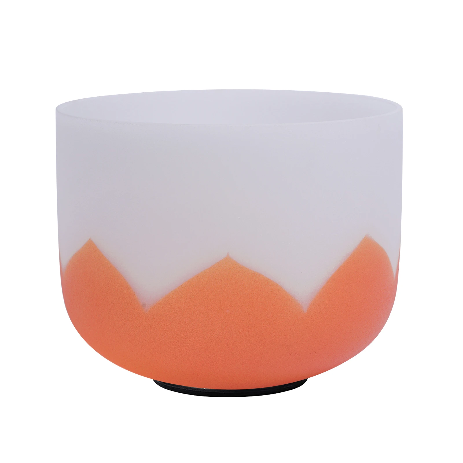 Чакра чакра Сакральная матовая кварцевая с кристаллом 10 дюймов 432 Гц