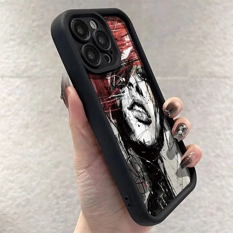 Модный чехол Lmage Girl для телефона iPhone 16 15 14 13 12 11 Pro Max XS XR X 7 8 Plus SE 2022 противоударные