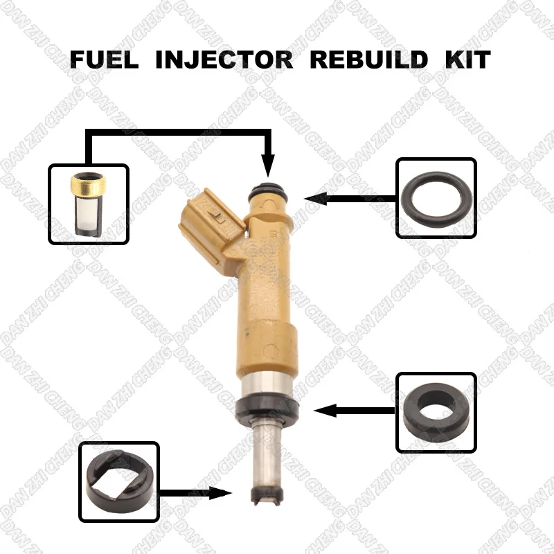 

Fuel Injectors Seals O-Ring Repair Filters for Toyota Corolla Auris Vios 2ZRFE ZRE15 23250-0T010 23209-0T010 23250-0T020
