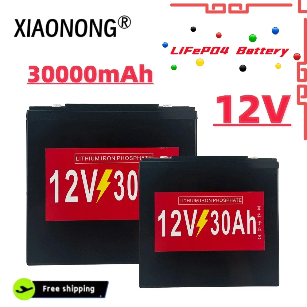 НОВЫЙ аккумулятор LiFePO 12 В 30 Ач встроенный BMS для опрыскивателя электромобиля