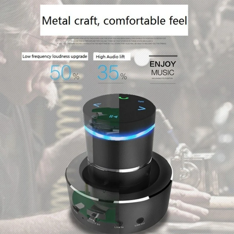 Adin 2X 26 Вт Вибрационный динамик Bluetooth бас портативные динамики Беспроводной