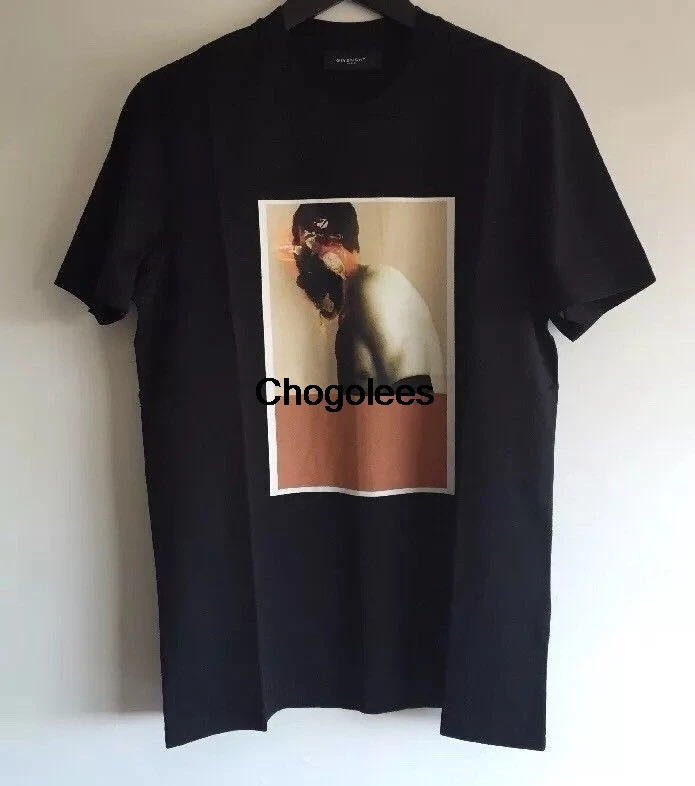 Модная черная Хлопковая мужская повседневная футболка с коротким рукавом |