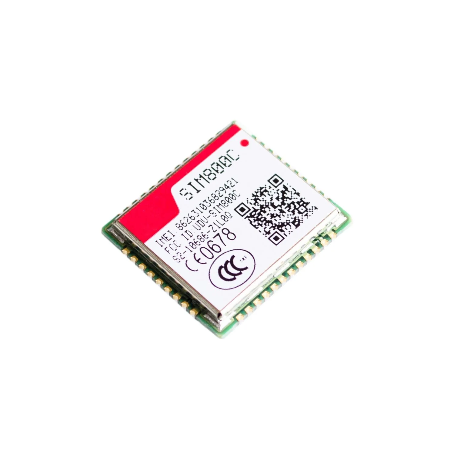 

SIM800C SIMCOM GSM/GPRS With Small Size In LCC Interface And Play High Performance