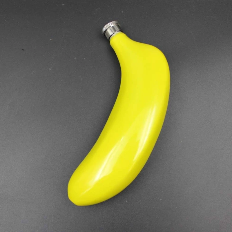 448D 5 oz пробка для бутылок в виде банана флягон из нержавеющей стали Hip банан фрукты