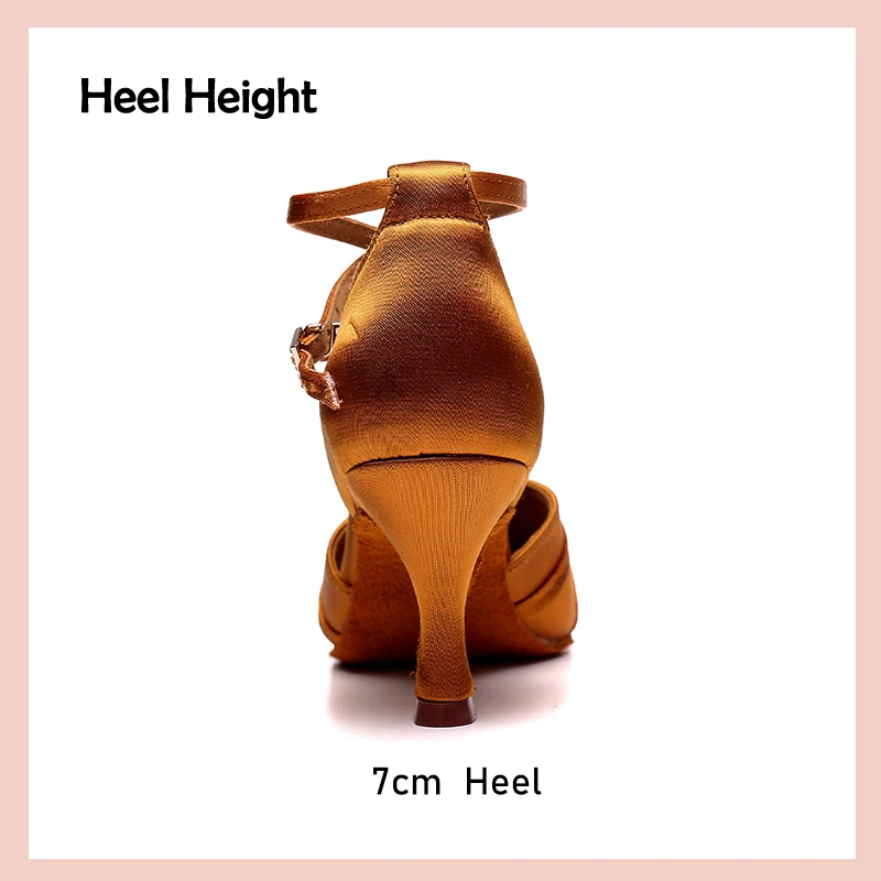 DKZSYIM Women Dance Shoes Ballroom Girls Latin Shoes Ladies Waltz Modern Jazz Comfortable Close Toe High Heel Dance Sneakers