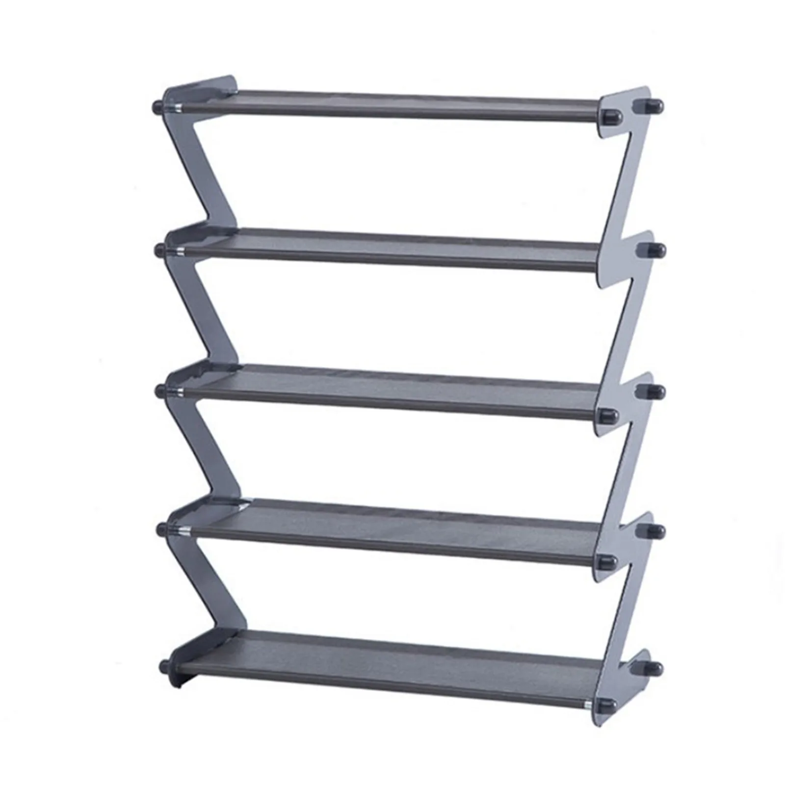 

Stackable Shoe Organizer 4/5 Tier Multi-Layer Shoe StorageWide Application Multifunction Органайзер Assemble Versatile Plastic