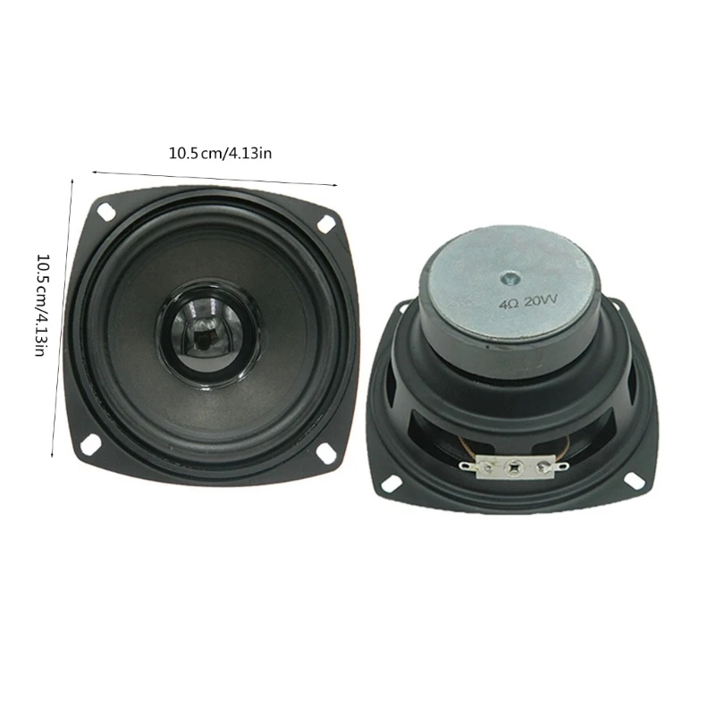 4-дюймовый полночастотный динамик 20 Вт 4 Ом водонепроницаемый