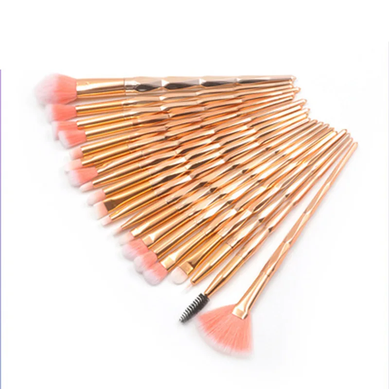 

10Pcs Diamond Transparent Makeup Brush Set Powder Foundation Blush Blending Eye shadow Lip Cosmetic Beauty Pincel Maquiagem