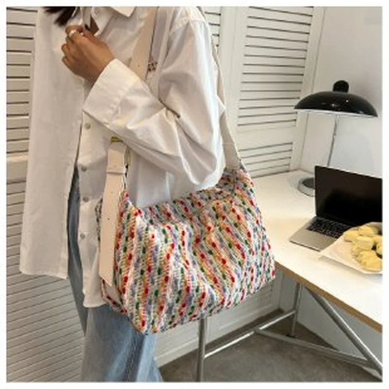 

2022 Vintage Printing Plaid Designer Bag Fashion Women's Handbags Hasp Women Shoulder Bag Large Bag Evening Bags Handbag