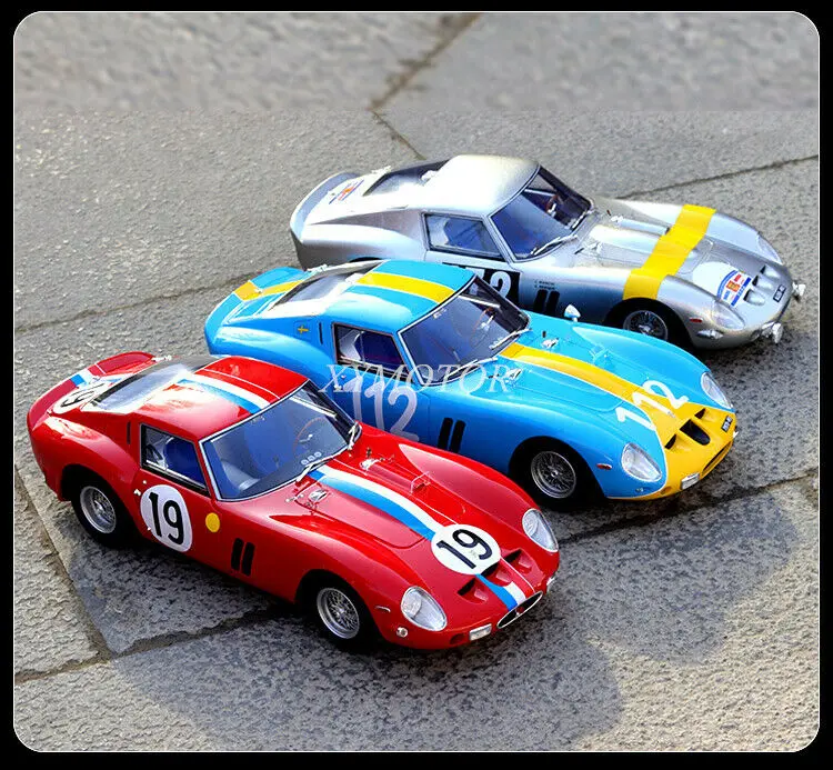 

GT Spirit 1/18 For Ferrari 250GTO 1960 Resin Diecast Model Car Gift Blue/Silver/Red Toys Hobby Kids gift for collection display