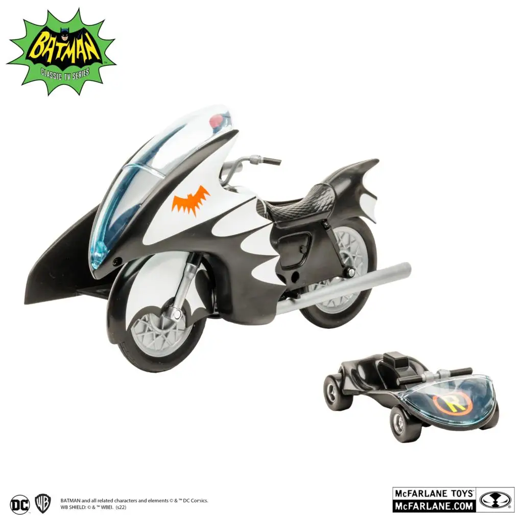 

Экшн-фигурки McFarlane BATCYCLE с боковым автомобилем, подходят для фигурок 17 см
