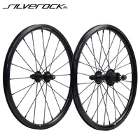 silverock hub003 n6 wheelset 16in 1 38 349 7 speed for brompton 3sixty ultralight folding bike kinlin rim jump hole