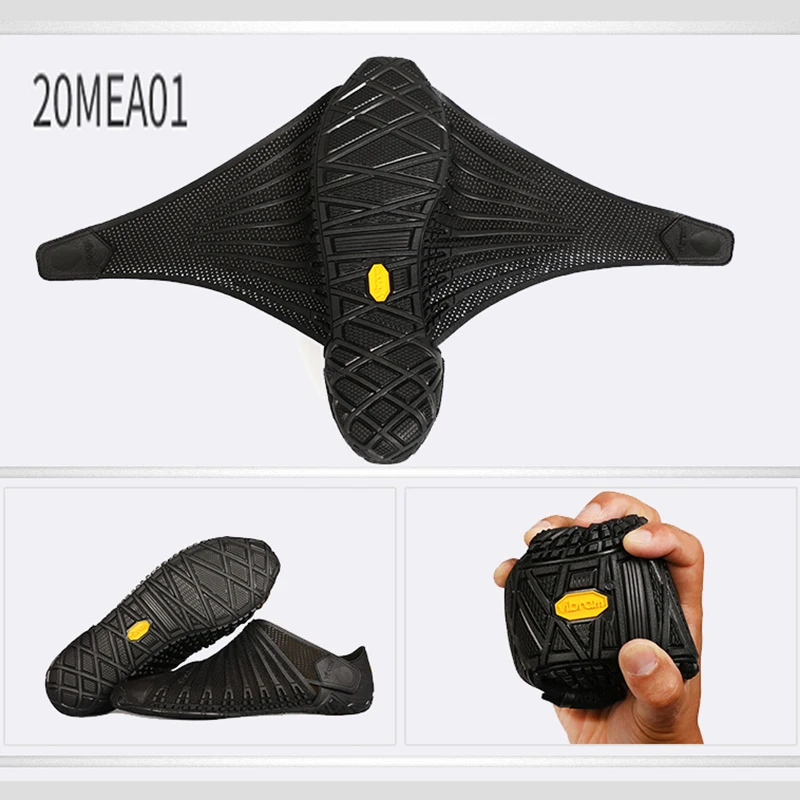 2020 Vibram FUROSHIKI Stretch Air Mesh Fabric men wrap Shoes Walking Sports Super Light Running Portable folding Sneakers