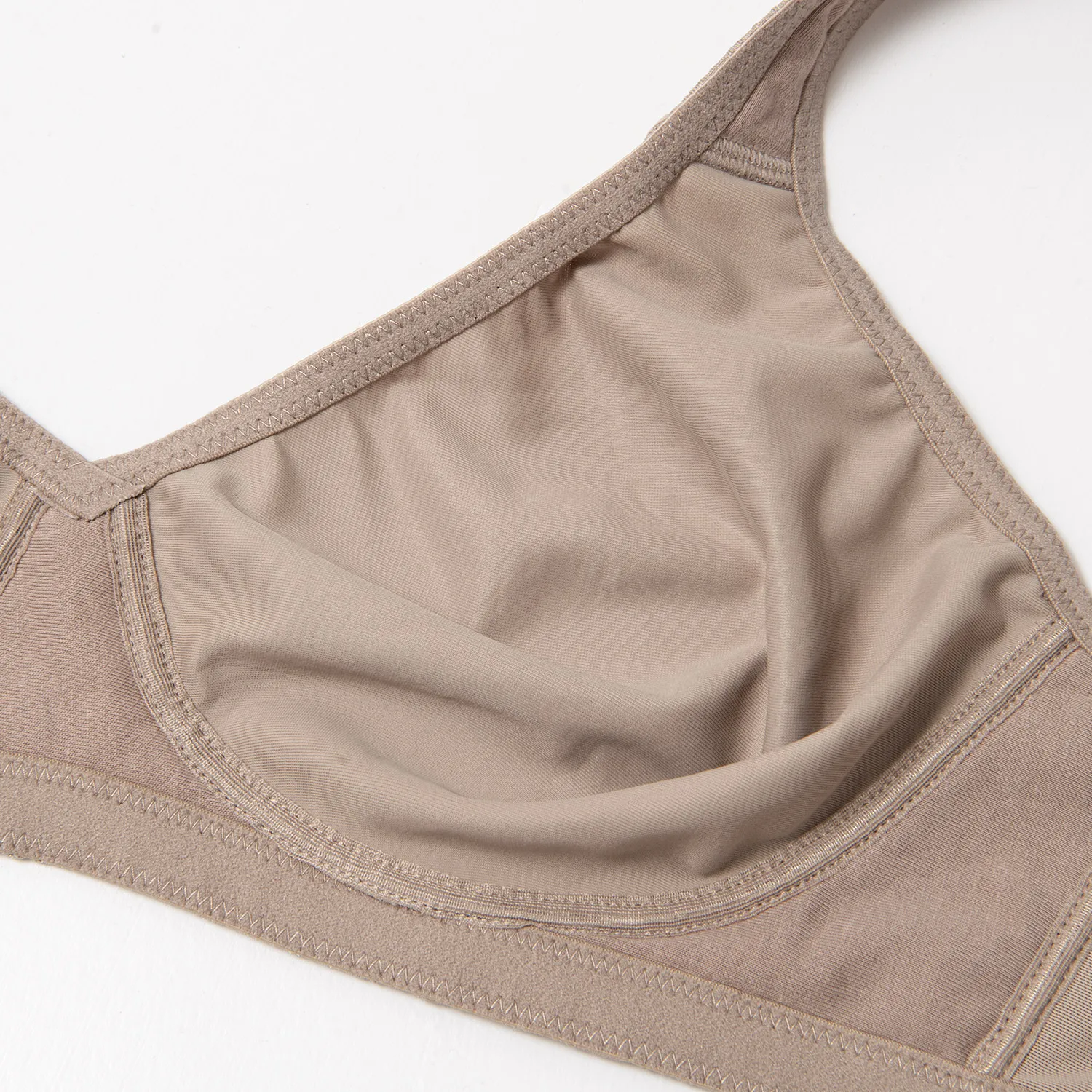 Wingslove Women's Seamless Minimizer Bra Full Coverage Wireless Non-Padding Brallet Underwear Plus Size Lingerie