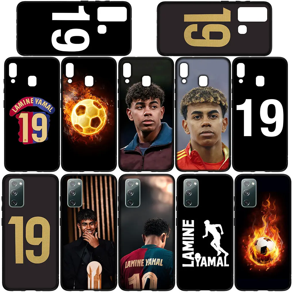 Чехол Football Number No 19 Soccer для OPPO A17 A15 A16 A40 A53 A54 A57 A78 A79 A58 A38 A98 A94 A80 A96 A74 A95 A77 A76 A60