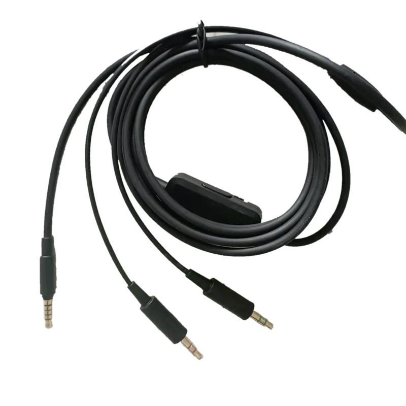 

OFC Headphone Cable Headset Extension Cord Compatible with Beyerdynamic MMX300 Headphone Cable with Volume Control
