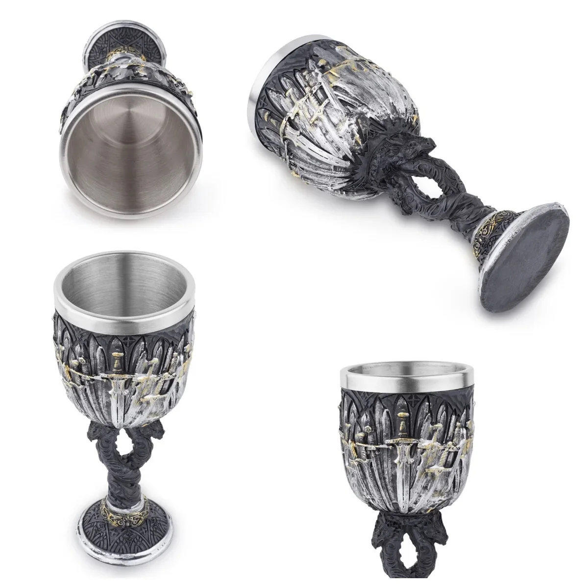 Бокал для вина на тему игры престолов с дизайном льда и огня украшения дома