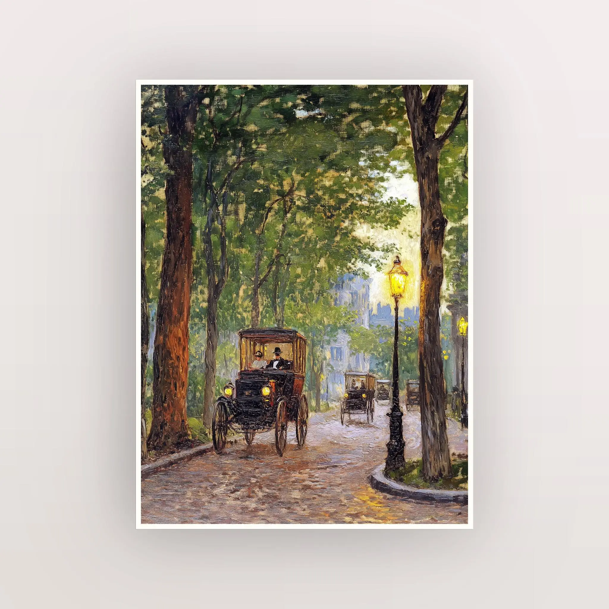 

Печать на холсте "Атмосферная деревня"