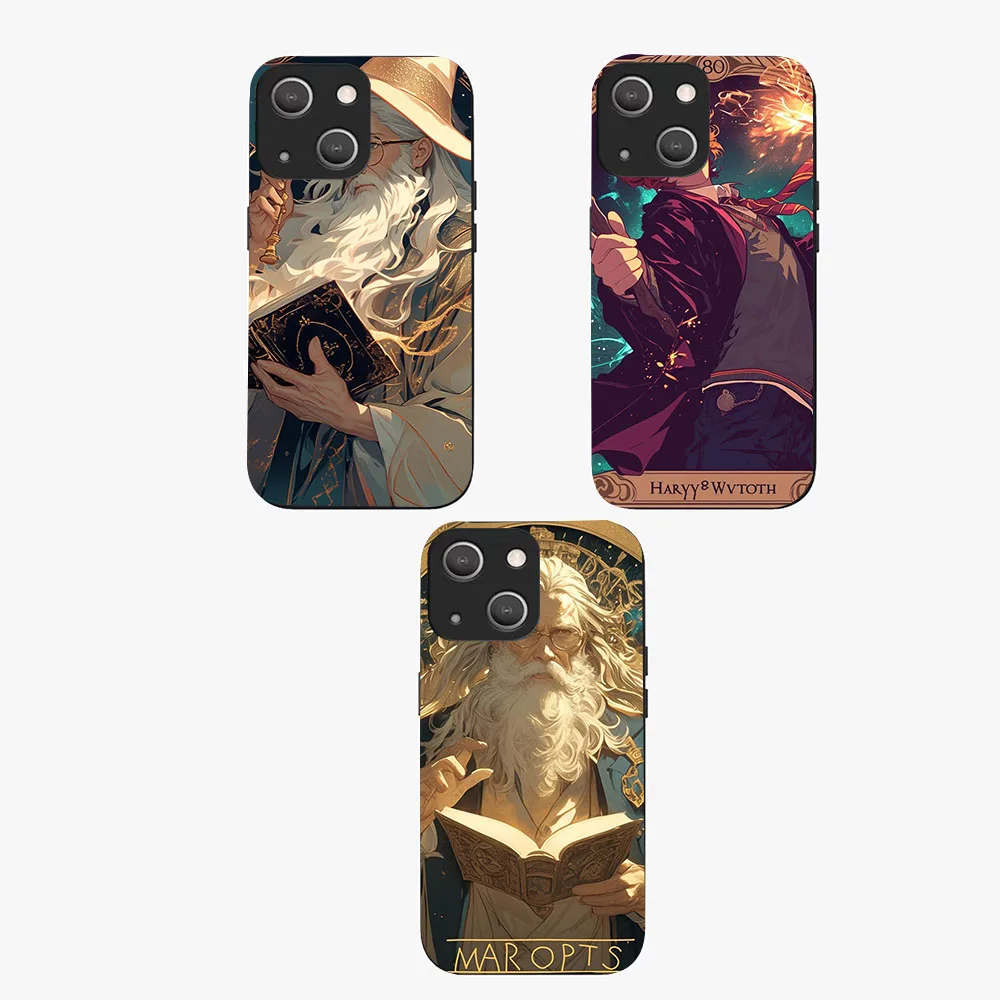 WEA-38 USArt Potters Wand Черный силиконовый чехол для Xiaomi 11t Mi 10 10t 9t A2 A3 S2 Poco X6 Note Pro Lite