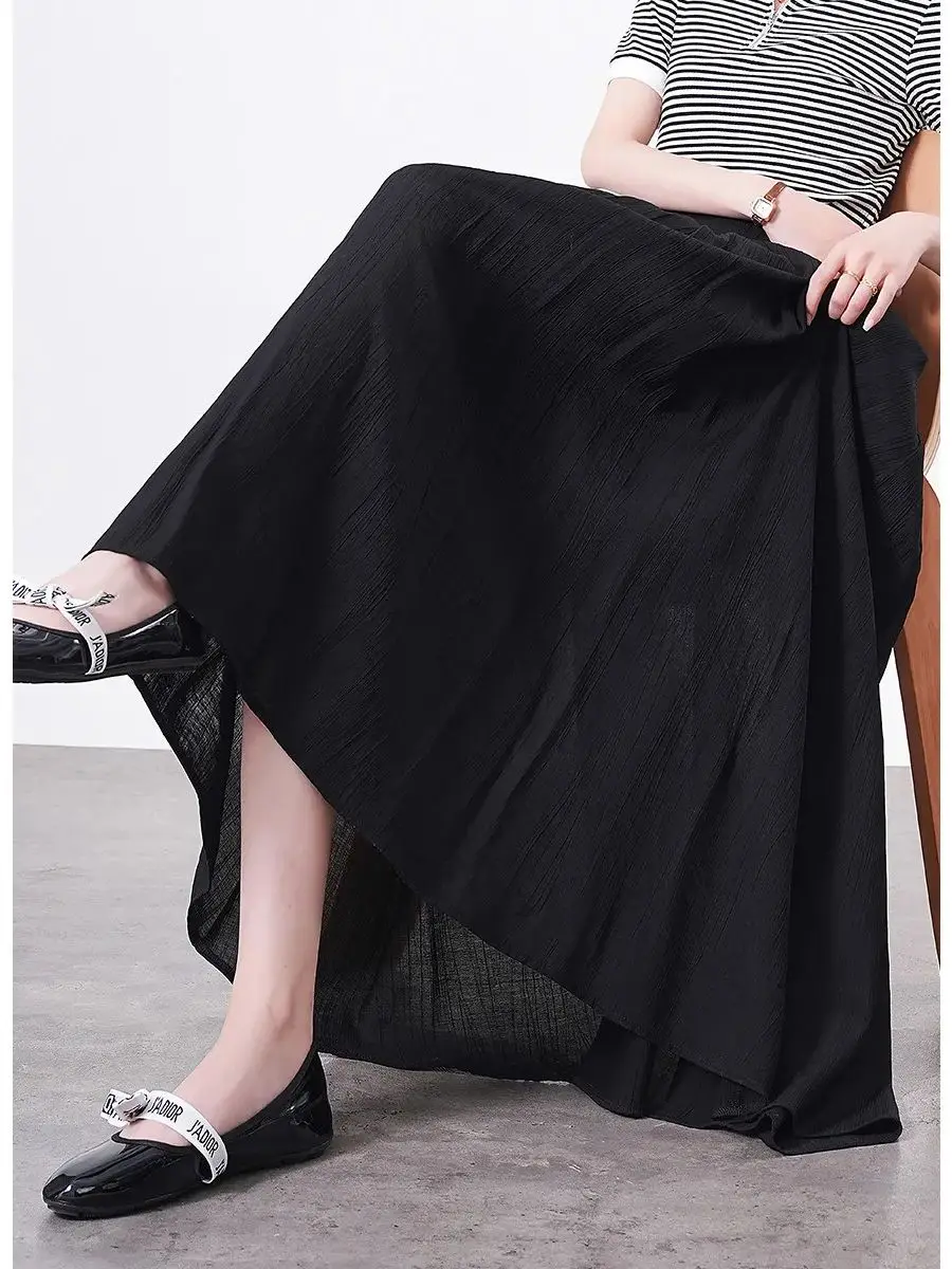 Женская трапециевидная юбка LOUIS YAO повседневная элегантная Базовая свободная