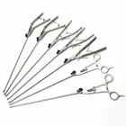 Лапароскопический держатель игл для обучения, щипцы из нержавеющей стали, учебные инструменты, обучающее оборудование, стоматология