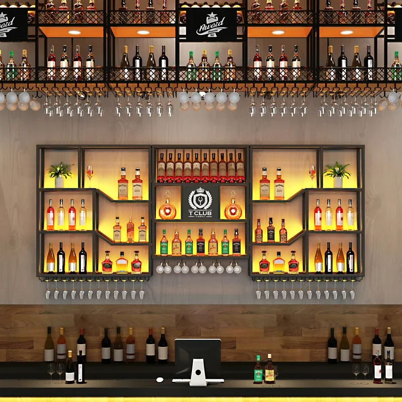 Мебель для сборки кофейных зерен дисплей виски современный магазин ночного