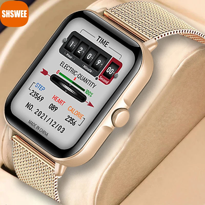 

For Samsung Apple Xiaomi Huawei Full Touch Dial Call Fitness Tracker IP67 Waterproof Smartwatch Women Smart Watch Men +Box