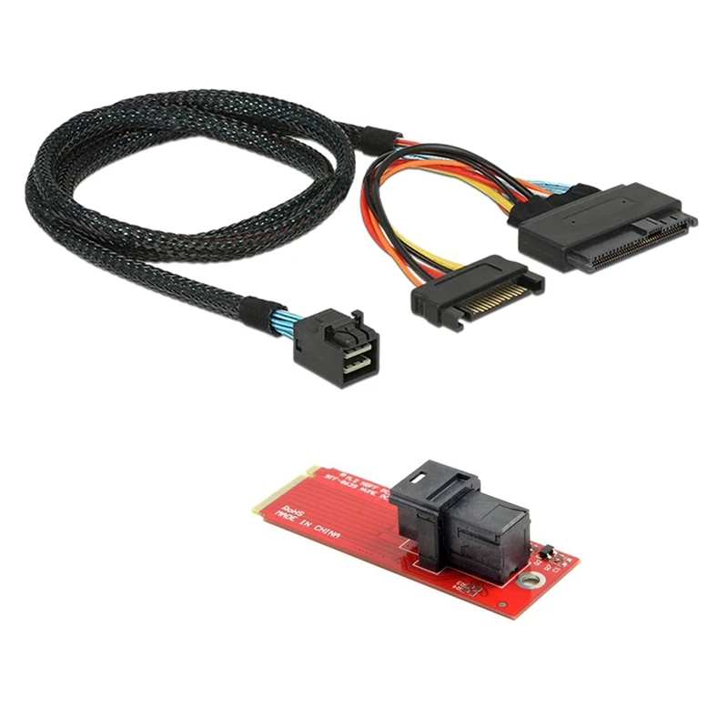 

U2 комплект U.2 SFF-8639 NVME Pcie SSD адаптер и кабель для материнской платы SSD 750 P3600 P3700 M.2