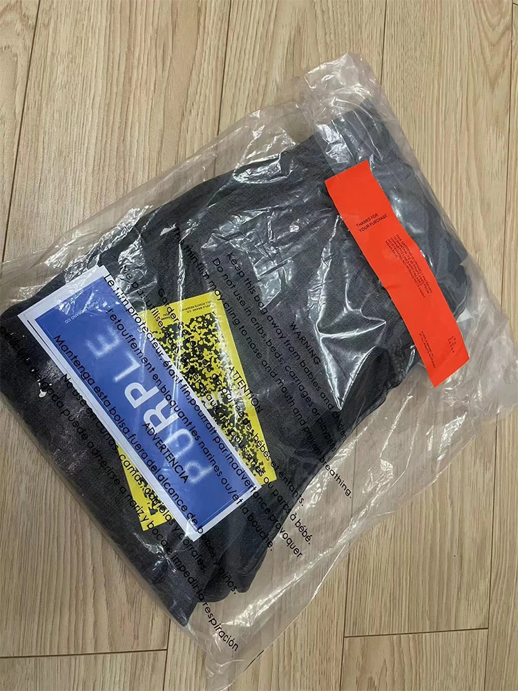 Purple Brand Low Rise Skinny Men Jean Black Dirty Vintage White Paint Purple Jeans