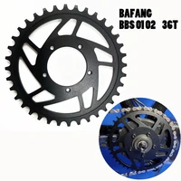 electric bike ebike 36t chainring offset correction for bafang bbs 01 02 cycling crankset dental plate bicycle parts bicicleta