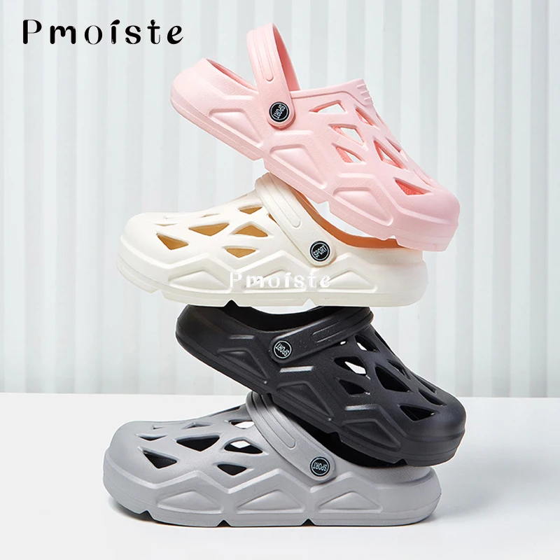 Women Garden Shoes Fashion Outdoor Slippers Breathable Lightweight EVA Slipper Solid Color Comfortable Sandals