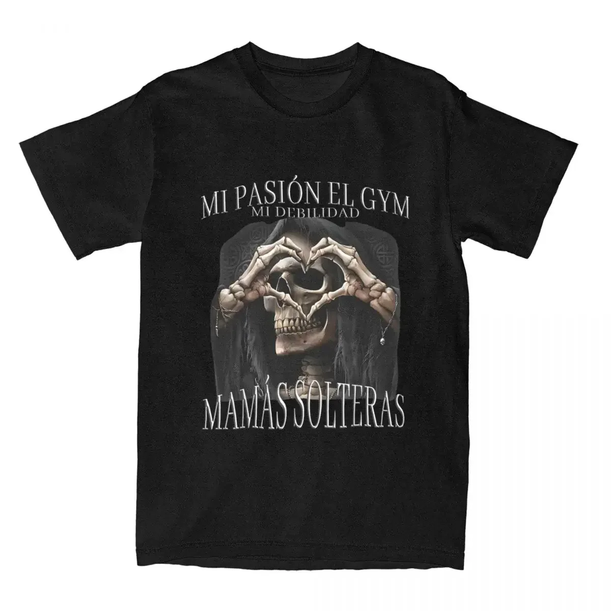 LE мужские футболки Calacas Chidas Gym Todo Sea Por Las Senoras хлопковый топ в стиле хип-хоп унисекс