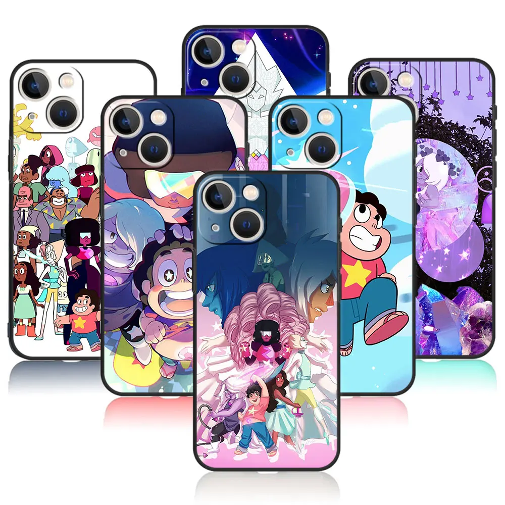 

For iPhone 7 13 Pro Max XS 14 12 8 Plus XR X 11 Mini SE2022 SE2 6 6S 5S 5 Case Smartphone Comics Steven Universe