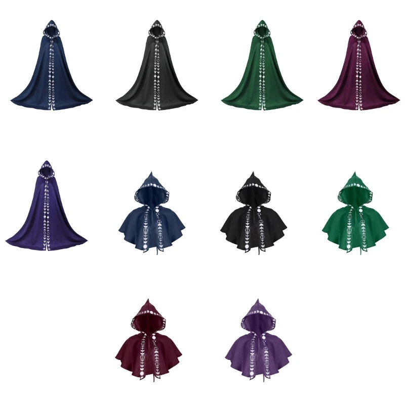 

Vampires Cosplays Costume Fancy Dress Party Wizard Witch Mantle Magician Outfits