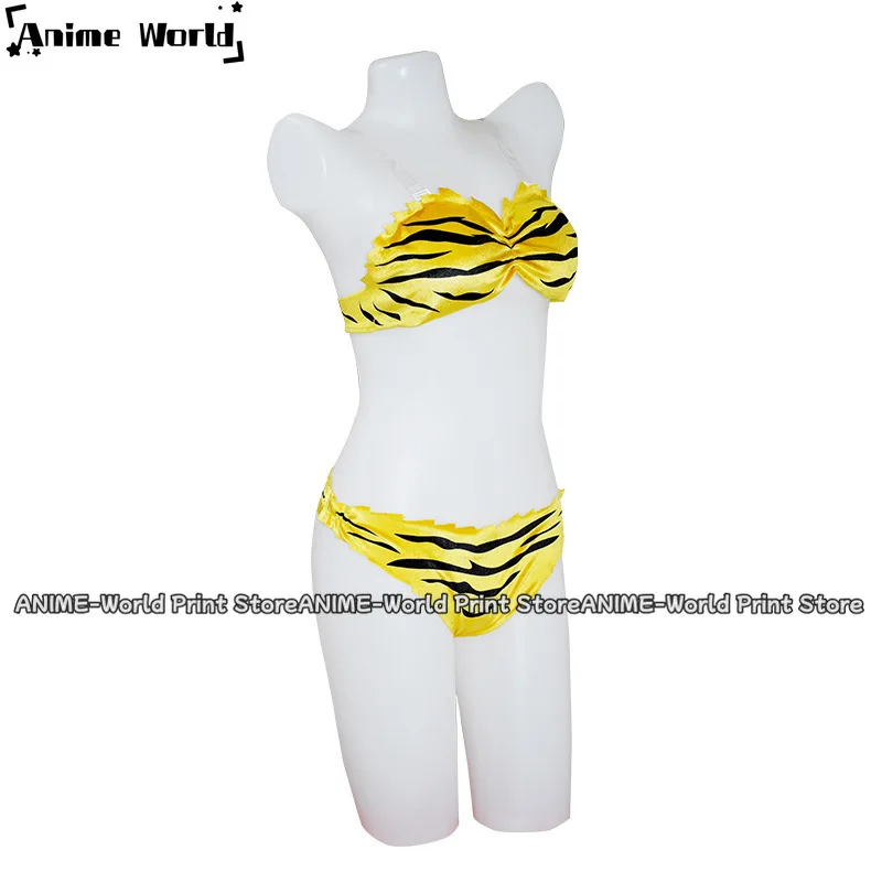Костюм для косплея аниме Urusei yatsurlum купальная одежда с леопардовым принтом