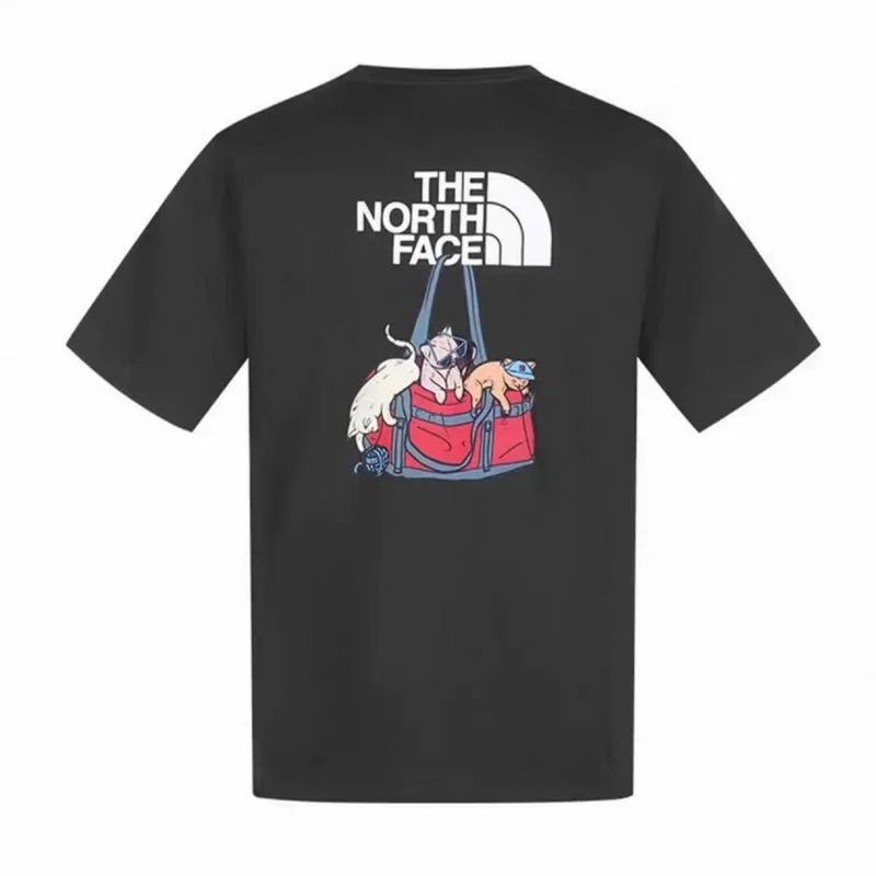 Фото Футболка The North Face повседневная спортивная с коротким рукавом, удобная, дышащая, для активного отдыха, для мужчин и женщин №2