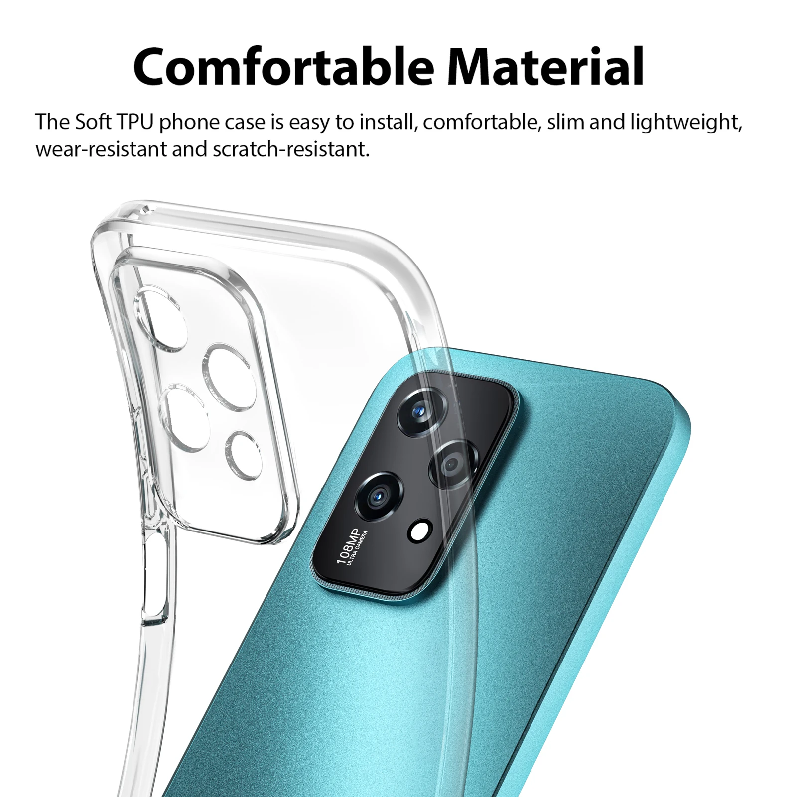 Мягкий прозрачный чехол для телефона Honor 200 Lite 5G роскошная противоударная задняя