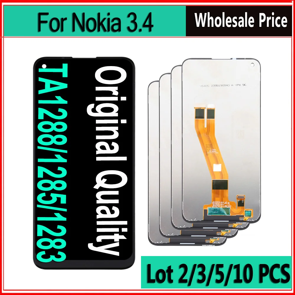 Оптовая цена для Nokia 3 4 TA-1288 TA-1285 TA-1283 ЖК-дисплей сенсорный экран цифровой