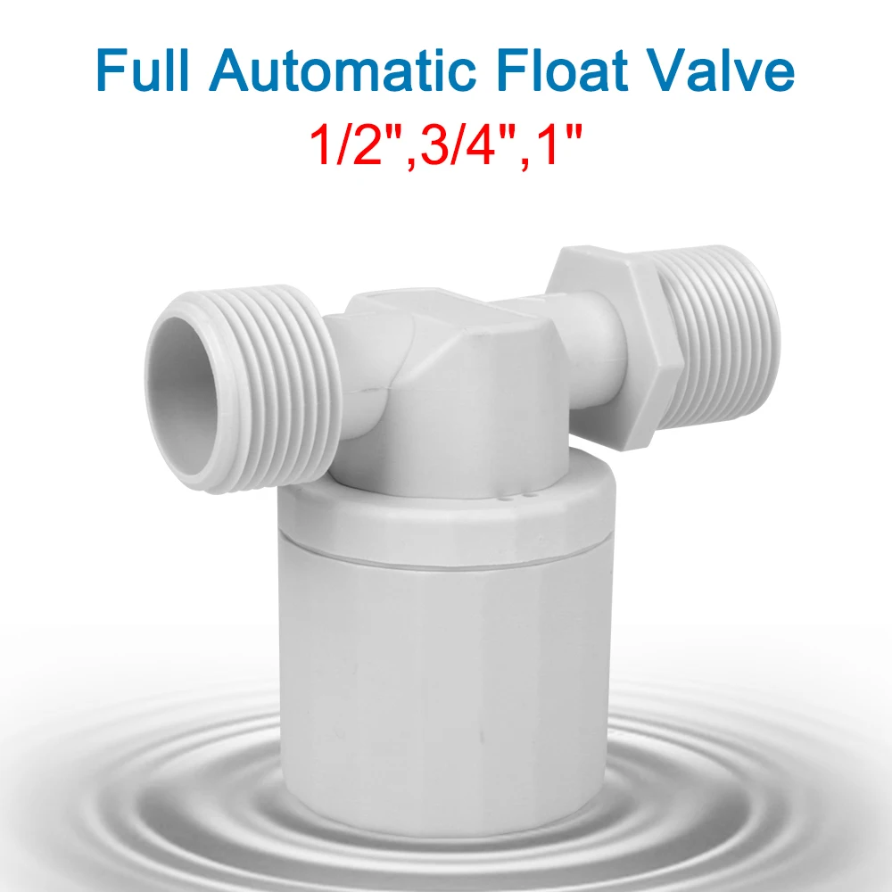 

Полностью Автоматический Поплавковый клапан 1/4 ''1'', антикоррозийный нейлоновый шаровой поплавковый клапан, контроль уровня воды внутри, установленный