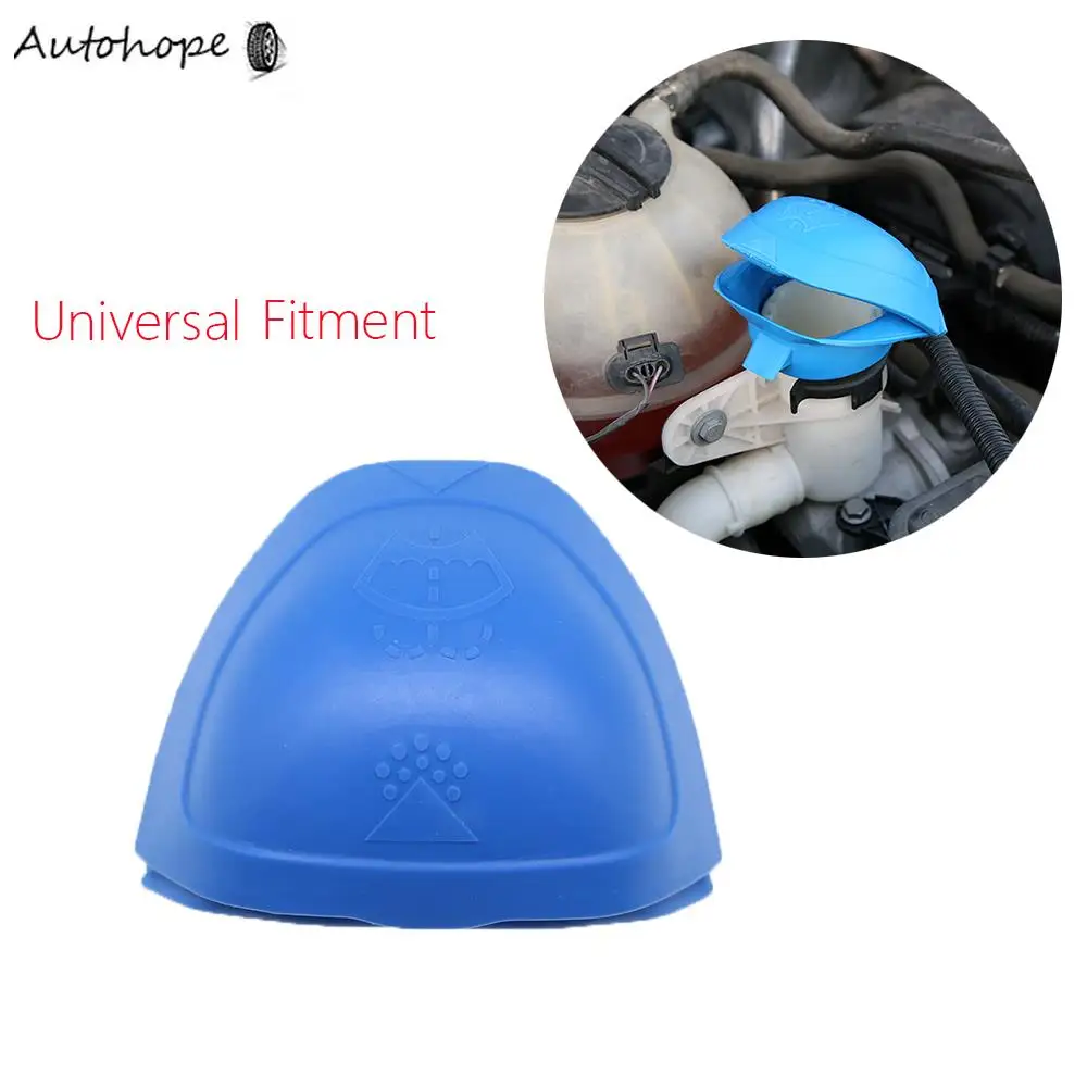 

000096706 6V0955485 Universal Car Windshield Wiper Washer Fluid Reservoir Tank Cover Bottle Lid Cap For VW Skoda Audi