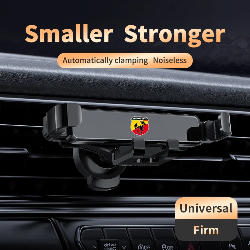

For Abarth 500 2019 2020 2021 Car Phone Holder Surrounded Elastic Clamp Arm Smaller Stronger Car Interior Car Accessions