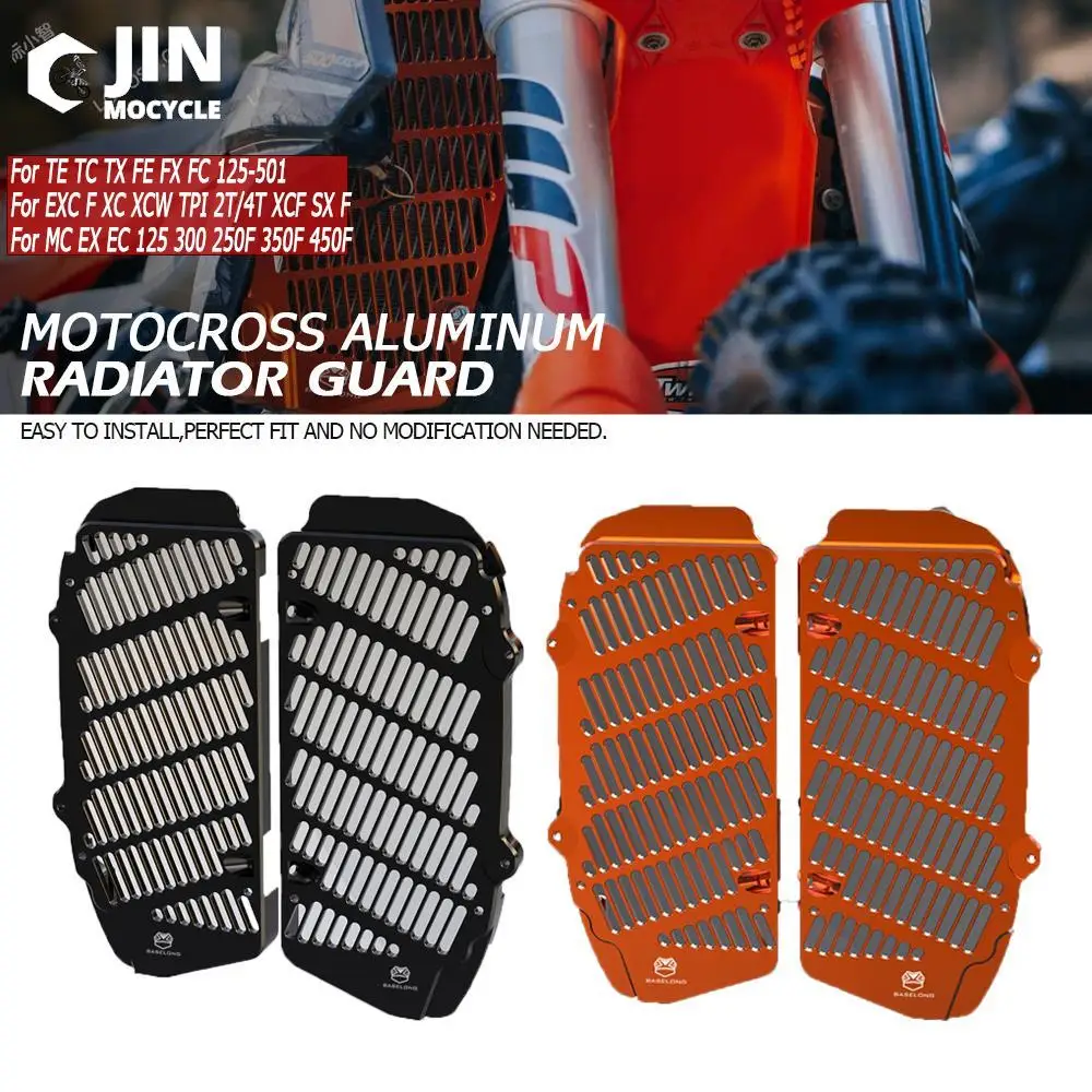 

Radiator Guard Grill Protective Cover Motorcycle Accessories For HUSQVARAN TE 150i/250i/300i 2017 2018 2019 2020 2021 2022 2023