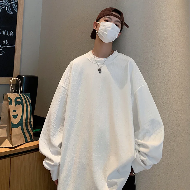 

3 Color Pleated Hoodie Men Fashion Oversized Sweatshirt Men Streetwear Hip Hop Loose Pullover Hoodies Mens Hoody Plus Size M-5XL