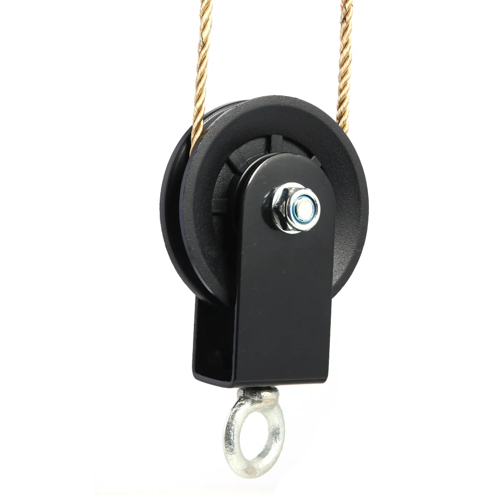 

1/2PCS Bearing Pulley Home Gym Lifting Cable Machine Mute M8 Single Wheel Loading Workout Equipment Stainless Steel Accessories