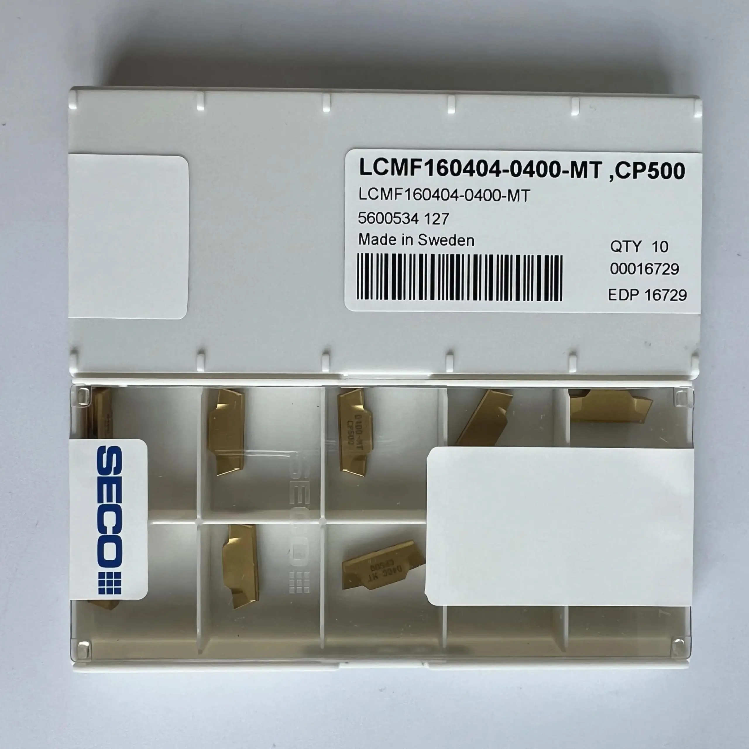 LCMF 160404 -0400-MT CP500 /Оригинальное лезвие из сплава с ЧПУ 10 шт.