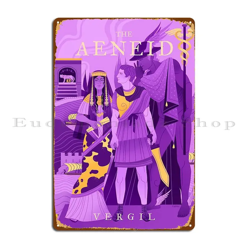 Металлический знак Aeneid винтажный герой бар пещера Настенный декор настенный