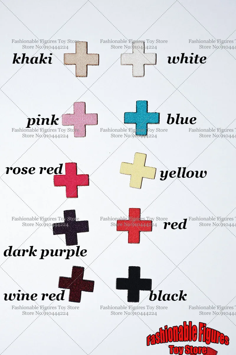 Масштаб 1/6 Женский солдат Nudebra милая любовь крест кот Бабочка наклейки на грудь