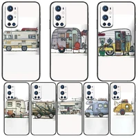 caravan cartoon car for oneplus nord n100 n10 5g 9 8 pro 7 7pro case phone cover for oneplus 7 pro 17t 6t 5t 3t case
